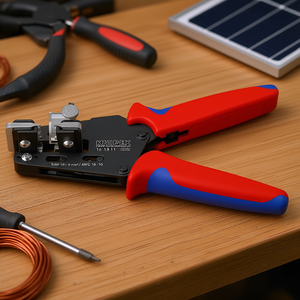 KNIPEX <b>Wire</b> Stripper 1.5-6 mm Solar AWG 16-10 - Product Image 2