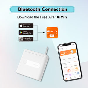 D12 Portable for Bluetooth Label <strong>Maker</strong> Wireless Continuous Handheld Printer 203dpi Resolution Color DIY Self-Adhesive Tape Stock - Product Image 6