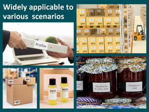 Etiquetas térmicas perforadas compatibles con DYMO de 2-1/4" x 1-1/4" (57 mm x 32 mm) sin BPA para envíos y direccionamientos - Product Image 6