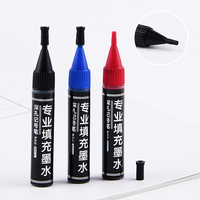 Recharge d'encre de marqueur permanent effaçable à sec de haute qualité encre de marqueur de peinture à séchage rapide pour stylo marqueur à trou profond à longue pointe
