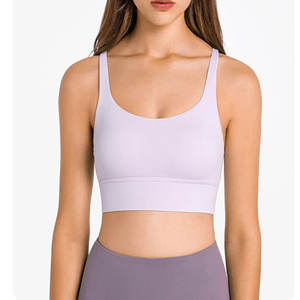 Nouveau soutien-gorge de sport Fitness pour femmes soutien-gorge de sport absorbant les chocs et moulé <span class=keywords><strong>à</strong></span> dos croisé haute résistance - Product Image 6