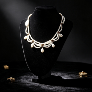 Expositor de Terciopelo Negro para Cuello y Busto, Soporte para Collares, Cadenas y Colgantes, Maniquí para Joyería, Tienda o Presentación de Joyas en Casa - Product Image 4