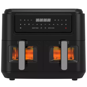 AIFA fabbrica grande capacità forno friggitrice ad aria con doppia zona cesto 9L olio libero fornello friggitrice elettrica doppia friggitrice ad aria - Product Image 1