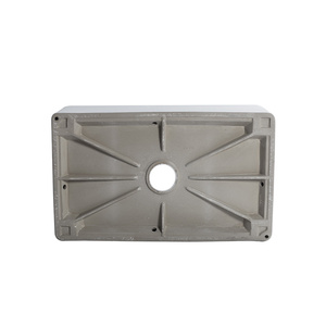 Évier de ferme Bol simple profond Tablier <span class=keywords><strong>en</strong></span> porcelaine <span class=keywords><strong>en</strong></span> céramique blanche-Évier de <span class=keywords><strong>cuisine</strong></span> avant de ferme - Product Image 4