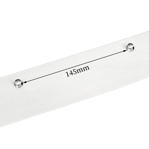 Cinta para Cortinas con Pliegues Ondulados, Tela de Poliéster Blanca de 6 CM y Gancho de Aluminio - Accesorio para Cortinas con Pliegues en S, Bloqueador Solar - Product Image 1