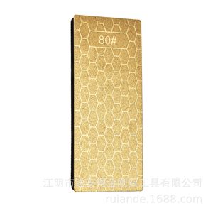 Disque de meulage diamanté, grain 80, motif nid d'abeille, pour affûtage de couteaux, outil manuel, surface abrasive grossière - Product Image 1
