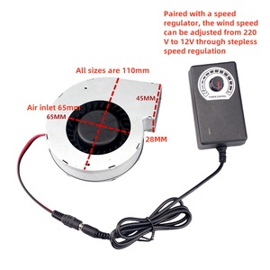 Soplador <span class=keywords><strong>de</strong></span> aire sin escobillas DC 12V <span class=keywords><strong>de</strong></span> velocidad Variable <span class=keywords><strong>de</strong></span> 6000RPM, parrilla para barbacoa, Picnic, <span class=keywords><strong>estufa</strong></span> <span class=keywords><strong>de</strong></span> <span class=keywords><strong>leña</strong></span>, ventilador <span class=keywords><strong>de</strong></span> cocina, ventilador para barbacoa, controlador <span class=keywords><strong>de</strong></span> soplador <span class=keywords><strong>de</strong></span> aire - Product Image 5