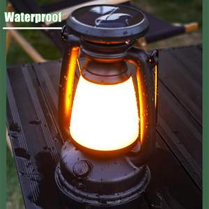 Linterna LED Recargable USB para Camping, Lámpara Portátil para Tienda de Campaña, Carga Solar, Regulación Continua de Luz Fría y Cálida - Product Image 5