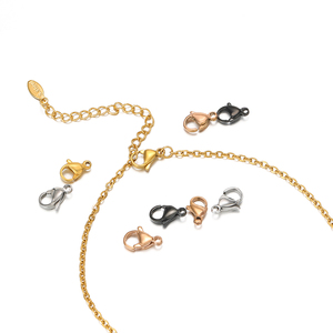 Thép không gỉ tôm hùm móc móc kết nối Vòng đeo tay móc thép không gỉ đối với trang sức làm - Product Image 2