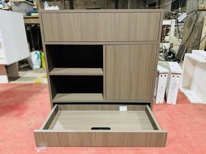 Armadio in legno nascosto Semi-scorrevole moderno per lo stoccaggio a casa salvaspazio con meccanismo di scorrimento liscio per alberghi - Product Image 6