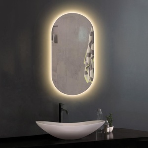 <span class=keywords><strong>กระจก</strong></span>สมาร์ทหน้าจอสัมผัส Homekit LED <span class=keywords><strong>กระจก</strong></span>รูปไข่ Backlit <span class=keywords><strong>ห้องน้ำ</strong></span>แสง - Product Image 1