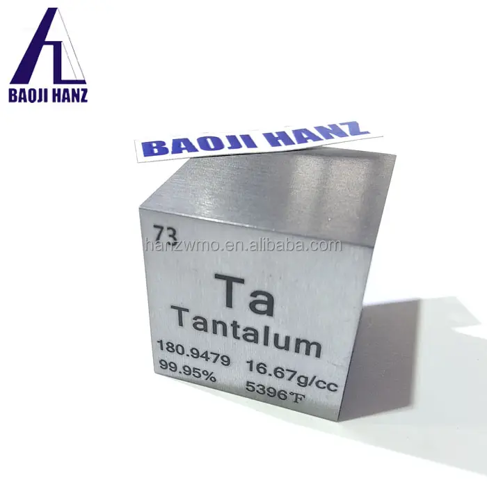 10x10x10mm polish 99.9% table cube metal tantalum Cube