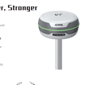 Alpha 5W RTK pour la topographie GNSS avec Bluetooth IP67 - Température de fonctionnement de -30 à 65°C