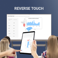 Pantalla táctil inteligente para TV, Panel plano interactivo para aula, ultradelgado, 75 ", 4K