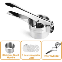 Keuken Fruit Groente Gereedschap Duurzaam 304 Rvs Aardappel Ricer Stamper Druk Presser