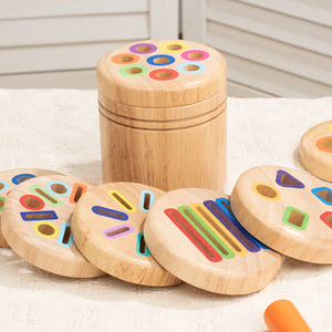 <span class=keywords><strong>Giocattolo</strong></span> Educativo in Legno Montessori CE CPC 3 in <span class=keywords><strong>1</strong></span> per Bambini, con Bastoncini Colorati e Forme per Ordinare e Classificare - Product Image 3