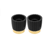 Ensemble de boutons audio à encliquetage CNC personnalisés - Boutons d'axe d'amplificateur pour potentiomètres