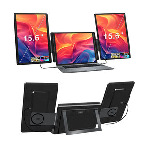 Extensor de Pantalla Triple para Portátil de 15.6 Pulgadas, Monitor Portátil USB-C HDMI Plug and Play, Pantalla Dual Desmontable para Portátil - Product Image 2