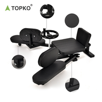 TOPKO Équipement d'entraînement de gymnastique robuste Machine de civière de jambe réglable pour l'entraînement d'étirement et de fente des jambes