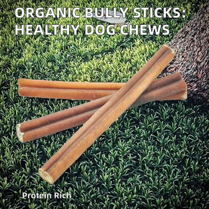 Bâtonnets de viande riches en protéines de qualité supérieure pour chiens - Friandises saines pour chiens, bâtonnets à mâcher secs de 2 à 12 pouces, sans additifs - Product Image 2