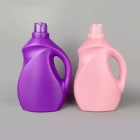 Bouteille de détergent liquide en plastique HDPE 2L personnalisée conteneur d'emballage vide