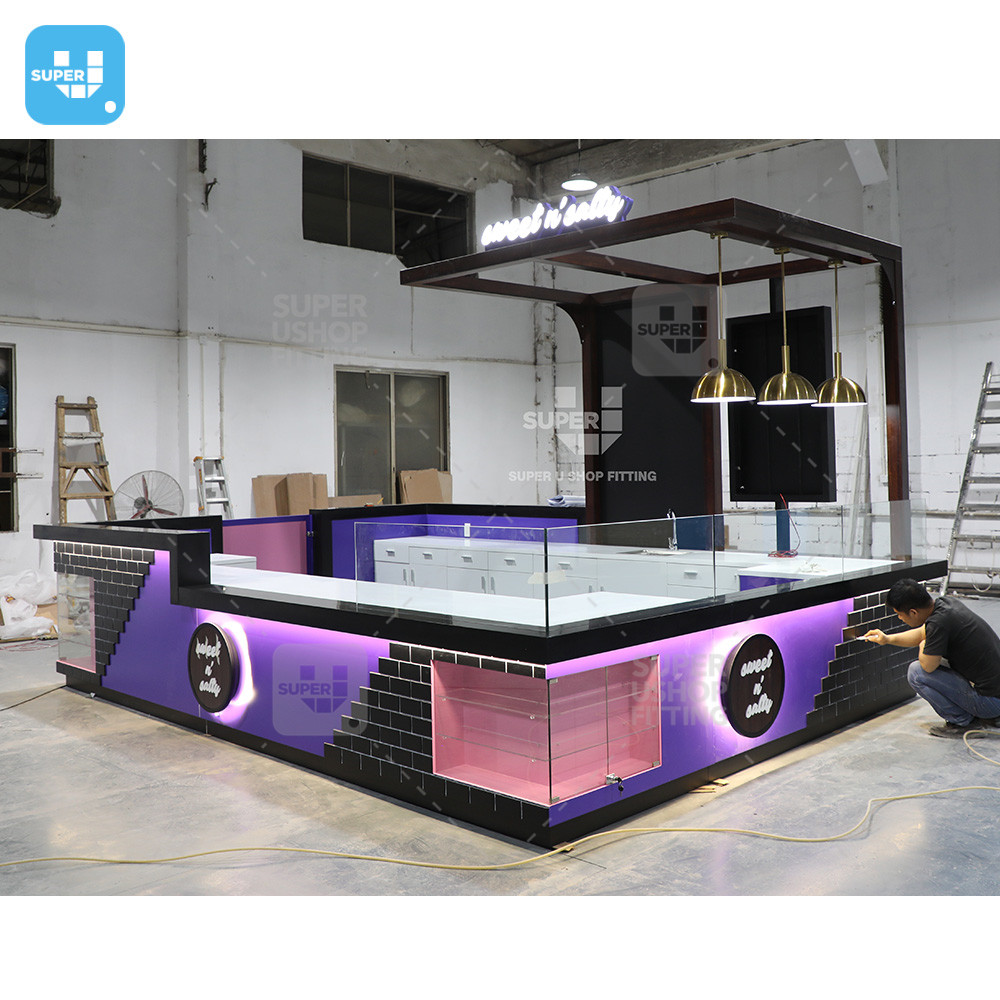 Современная Милая барная стойка, дизайнерский деревянный киоск для магазина, десертов, магазина, бара, мебель для молока, чая