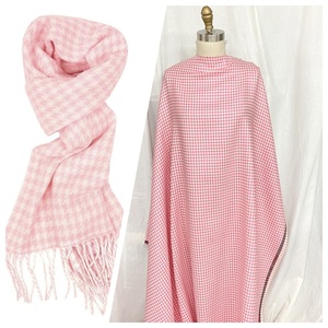 Factory Woven Comfortable Cotton- Stretch Check <strong>Tweed</strong> Houndstooth Fabric Yarn-Dyed for Boys' Business Clothing <strong>Scarf</strong> and Coats - Product Image 5