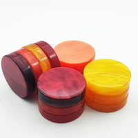 Jetons de jeu en résine acrylique marbrée brillante, puces en plastique personnalisées pour Ludo, Échecs, jeux de société familiaux multijoueurs, vente en gros