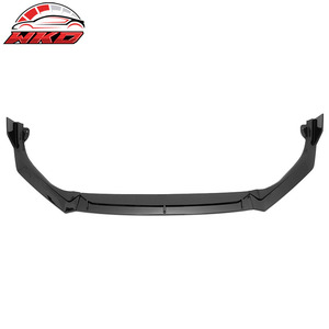 เหมาะสำหรับ Honda Civic 25-26 IKON V2 สไตล์สปอยเลอร์กันชนหน้าสีดำเงา อะไหล่รถยนต์ อุปกรณ์ตกแต่งรถยนต์ - Product Image 1