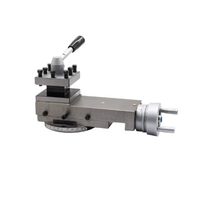 Support d'outils à changement rapide durable, assemblage réglable avec glissière composée pour mini tour d'établi, accessoires et pièces