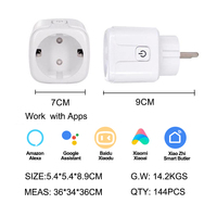 Enchufe Inteligente con Monitor de Energía, Wi-Fi, Material ABS, Pre-Flasheado con Tasmota, 10A/16A, Enchufe Europeo, Control Remoto, Directo de Fábrica, OEM/ODM