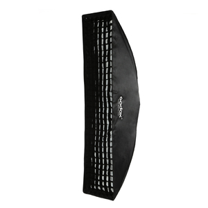 Boîte à Lumière Rectangulaire <span class=keywords><strong>Godox</strong></span> SB-FW 30 x 120 cm (12"x 47") avec Grille Nid d'Abeille pour Flash de Studio Photo, Monture Bowens - Product Image 1