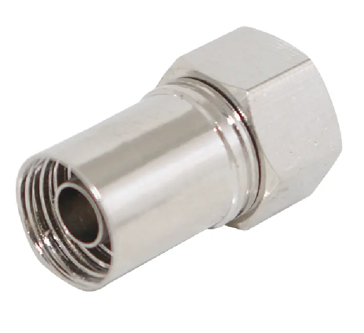 RG6 F crimpado conector Conector f material de zinc