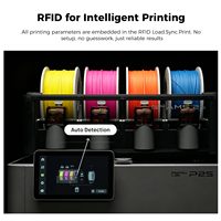 Filamen Isi Ulang PLA Murni Asli, Biru Muda 17600 |   Tanpa Spool, Permukaan Matte Kelas Kontak Makanan untuk Printer 3D Bambu Lab