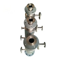 Mélangeur statique à enveloppe en titane Gr2 pour réacteur gaz-liquide - Résistant aux produits chimiques et à la corrosion