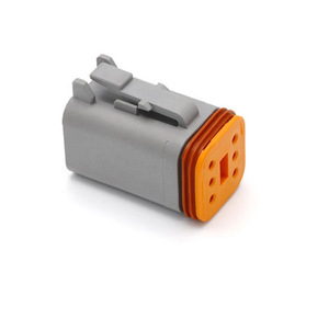 Conector Automotriz de 6 Posiciones, Plástico Gris, Macho y Hembra, Impermeable, para Automóvil DT04-6P - Product Image 2