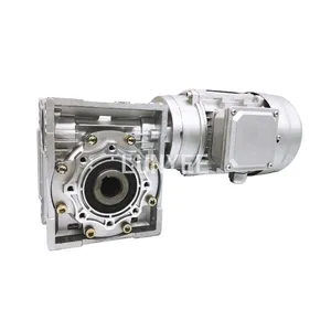 AC 220V 400W With RV50 Worm Gearbox High-torque Regulated Speed Worm Gear Motor Drive Motor Rolling Shutter Motor