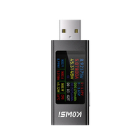 Ampèremètre à KWS-MX23 tension compteur de puissance HD 1.06 pouces IPS affichage multi-fonction USB testeur DC 4-30V 0-8A USB2.0