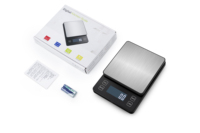 Balance numérique à affichage numérique, alimentée par batterie, rechargeable par USB, arrêt automatique, 4 boutons, précision 10 unités, vente en gros