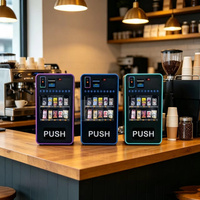 Mini distributeur automatique mural d'usine avec distributeur à ressort, accepteur de pièces et billets, petit distributeur automatique pour snacks et marchandises