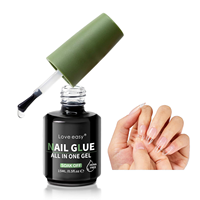 Adhésif fort professionnel respectueux de l'environnement pour gel de colle à ongles longue durée Gem Acrylic Tip Art