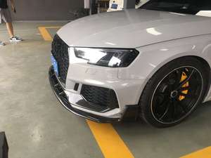 Accessori per auto leggeri preimpregnato in fibra di carbonio a secco paraurti anteriore Spoiler Splitter per Audi <span class=keywords><strong>A4</strong></span> RS4 B9 <span class=keywords><strong>Sedan</strong></span> <span class=keywords><strong>2019</strong></span> - Product Image 3