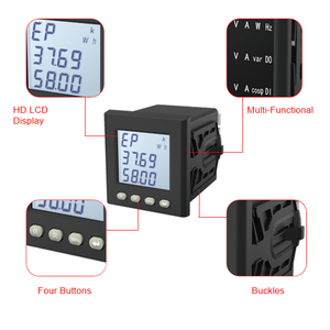 Medidor de Energía Digital Multifunción Trifásico con Pantalla LCD y Salida de Relé RS485 Modbus LNF96EY - Product Image 5