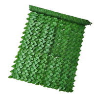 Pasokan Pabrik 1X3M Faux Ivy Pagar Privasi Pagar Buatan Daun Hijau Daun Buatan Pagar Rumput Dinding