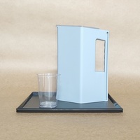 Verseuse à eau en plastique ABS moulé par injection, grande capacité, ignifuge, avec poignée, pour compagnies aériennes, cafetière, théière, bouilloire