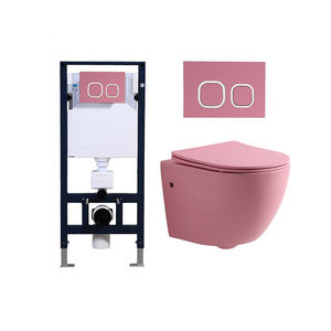 Wc ตู้เก็บน้ำแบบแขวนผนัง,อุปกรณ์สำหรับห้องน้ำชักโครกแบบไม่มีถังเก็บน้ำ - Product Image 4