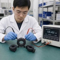 Noyau toroïdal nanocristallin conforme RoHS REACH CE, haute perméabilité, usine OEM