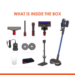 Handheld <b>Vacuum</b> Cleaner 36V Battery Powered <b>Portable</b> Cordless For Carpets With Mite Removal Brush Head - Product Image 5
