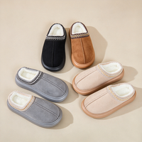Chaussons d'intérieur douillets et chauds en fausse fourrure, antidérapants, recyclables, confortables, nouveau design, personnalisables