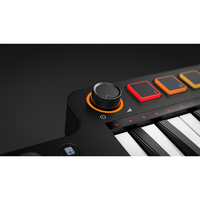 MIDIPLUS Multi Functional Instrument Versatile Portable Electronic Organ 25-Key Music Keyboard Tailor-Made for Band Guitarists